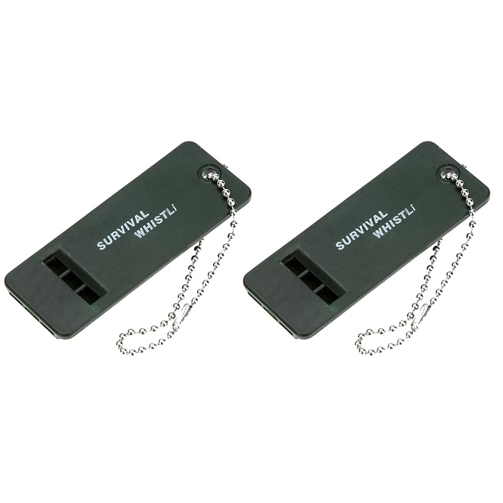 High Decibel 3-Frequency Survival Whistle – Emergency Tool for Hiking, Camping, Hunting